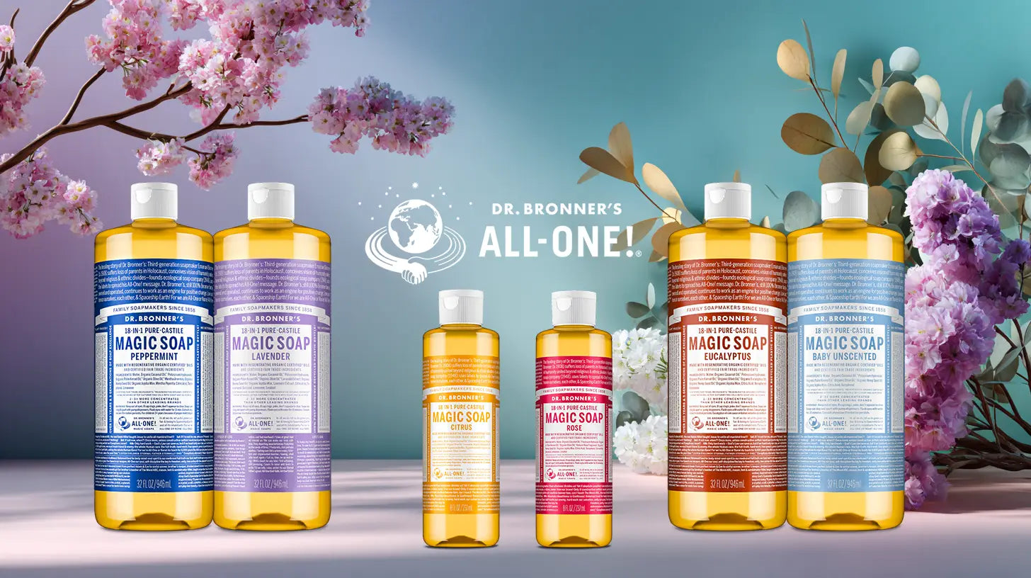 Dr. Bronner’s 18in1 Castile Soap Uses & Popular Scents in Cyprus