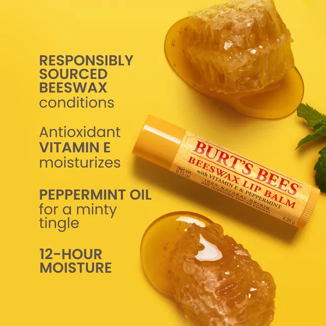 Burt's Bee Freshly Picked Lip Balm 4-Pack