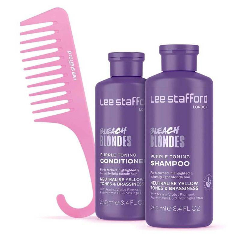 Lee Stafford Banish Brassy Purple Toning Gift Set