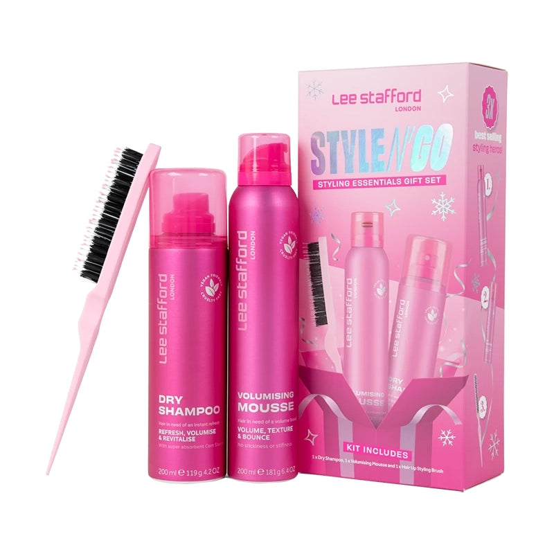 Lee Stafford Style N' Go Styling Essentials Gift Set