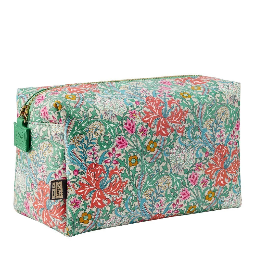 WILLIAM MORRIS At Home Golden Lily Large Wash Bag