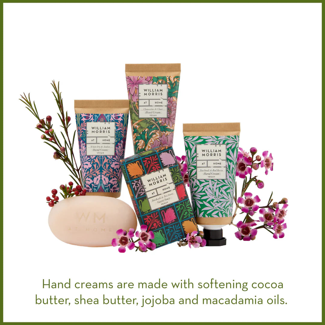 WILLIAM MORRIS Sunflower Swan Velvet Pouch