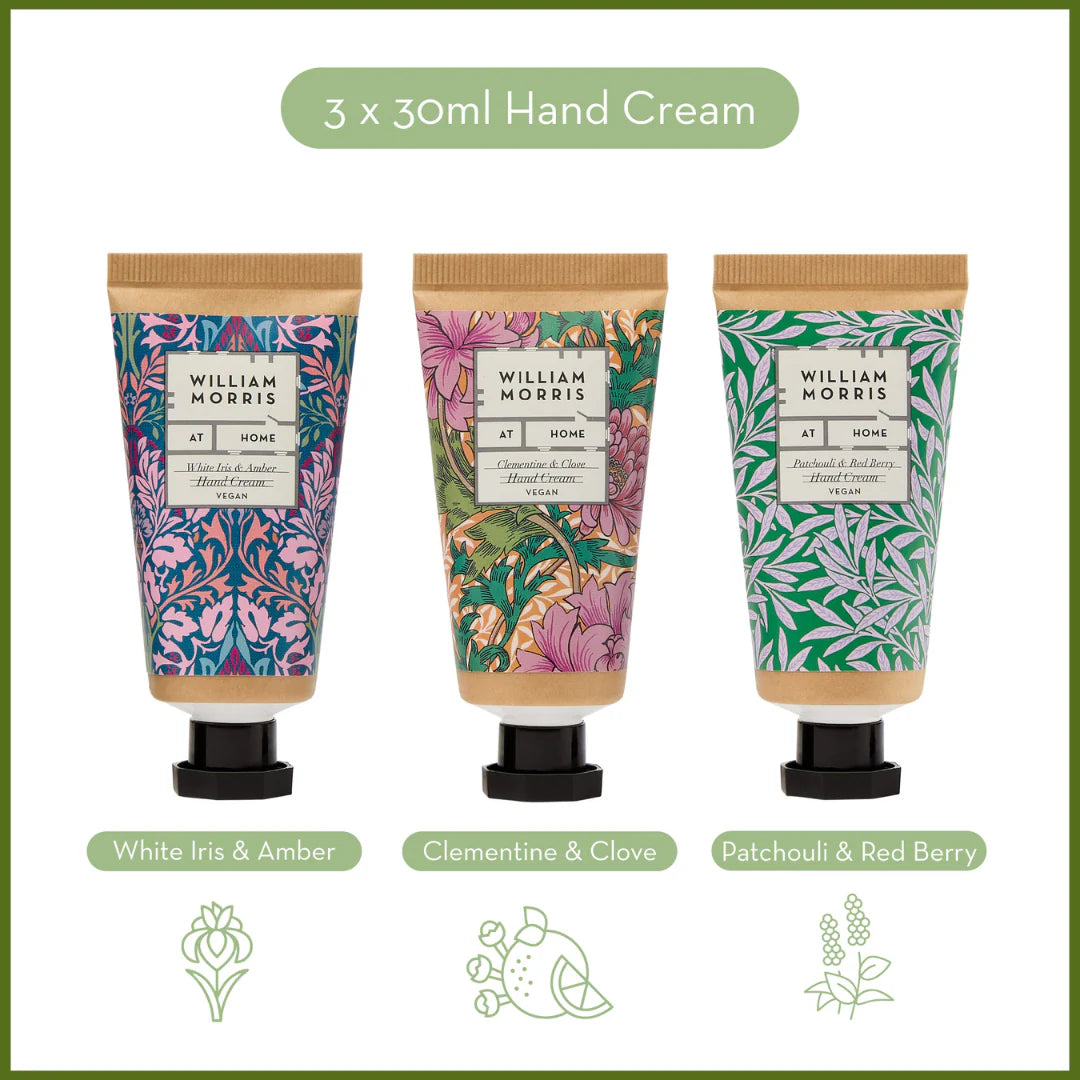 WILLIAM MORRIS Sunflower Swan Velvet Pouch