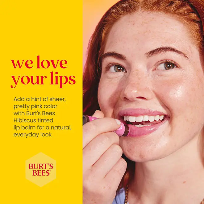 Burt's Bees Hibiscus Tinted Lip Balm