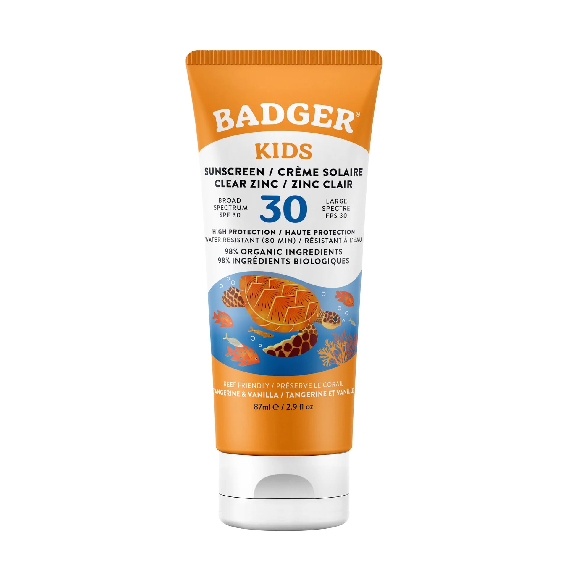 Badger Kids Sunscreen Cream 87ml - SPF 30