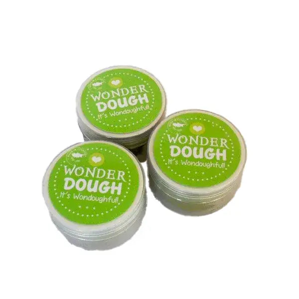 WonderDough Playdough Tub 90g green