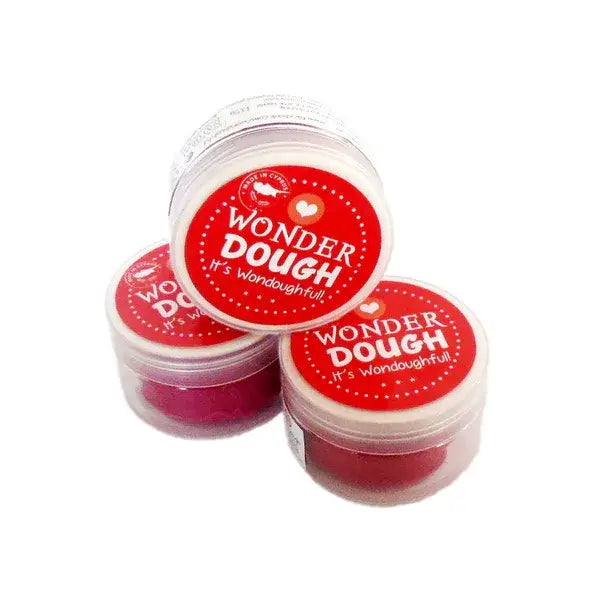 WonderDough Playdough Tub 90g red