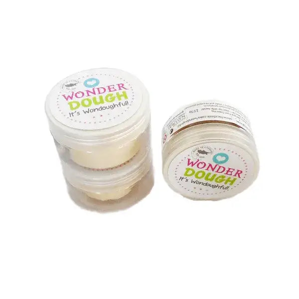 WonderDough Playdough Tub 90g White
