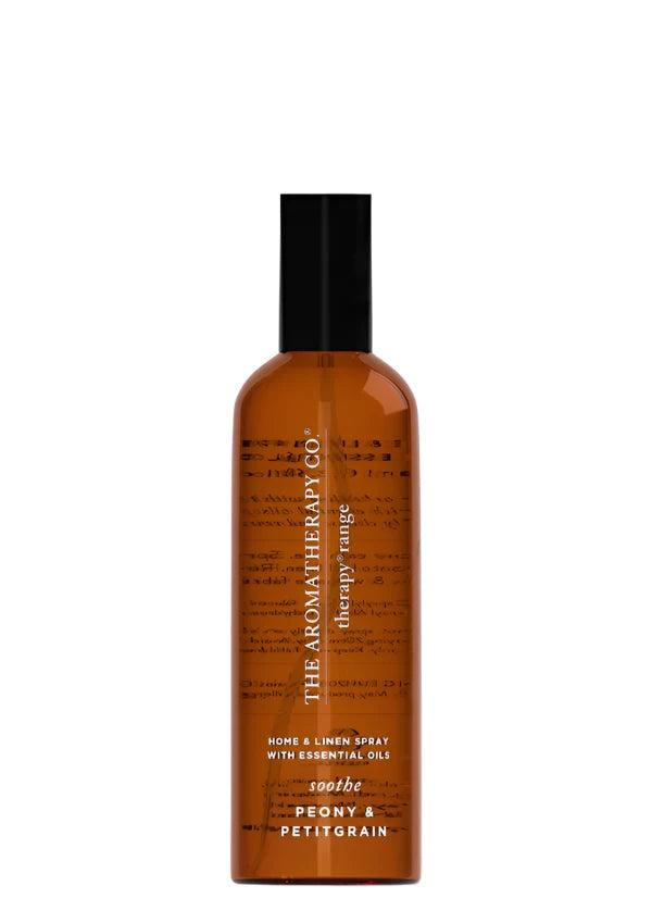 Aromatherapy Home & Linen Spray Soothe - Peony & Petitgrain 100ml
