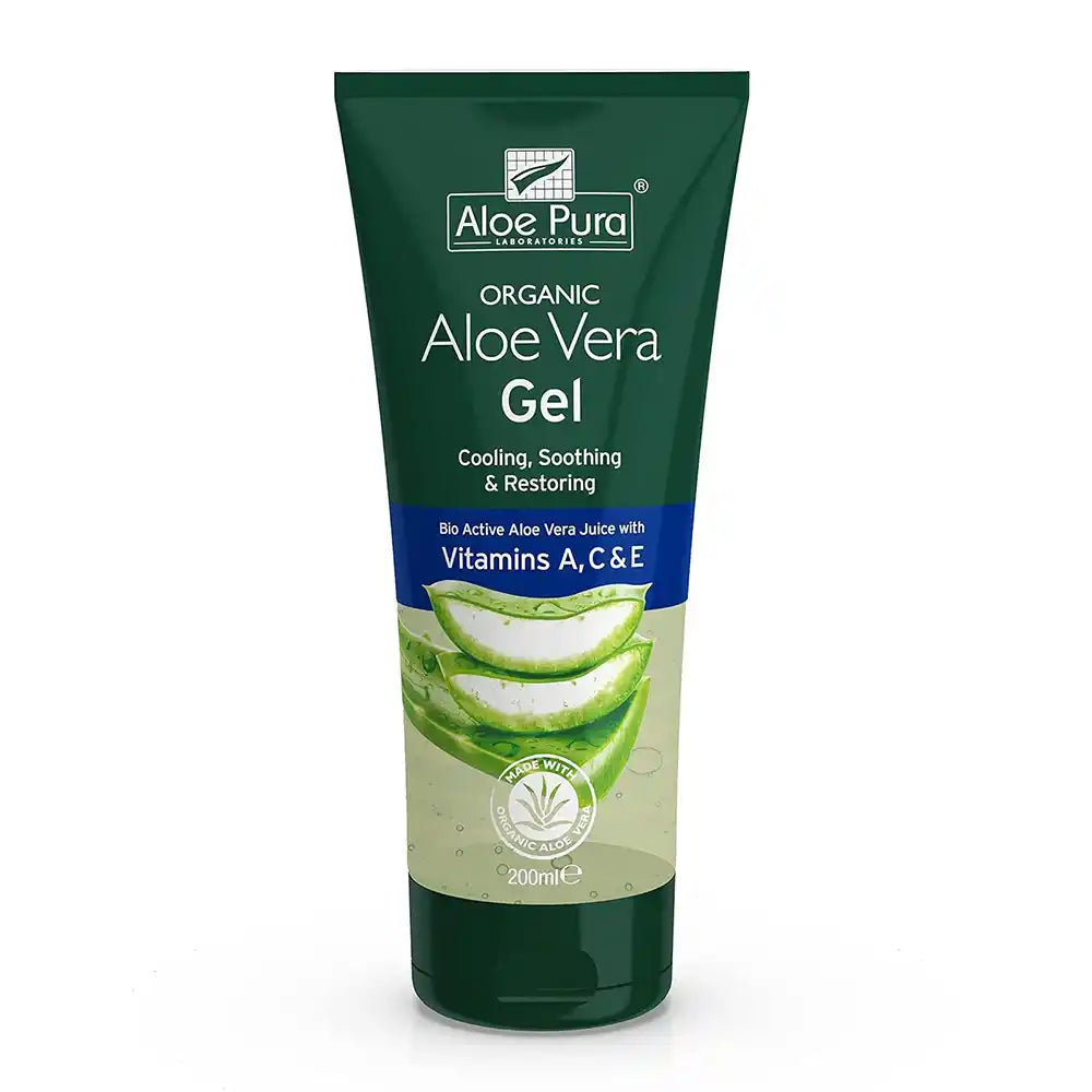 Aloe Pura Organic Aloe Vera Gel with Vitamin A, C & E 200ml