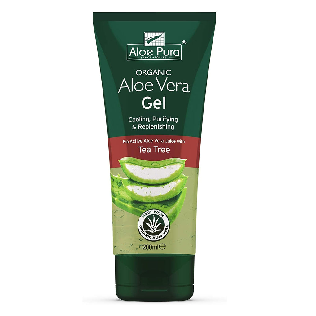 Aloe Pura Aloe Gel With Tea Tree 200ml