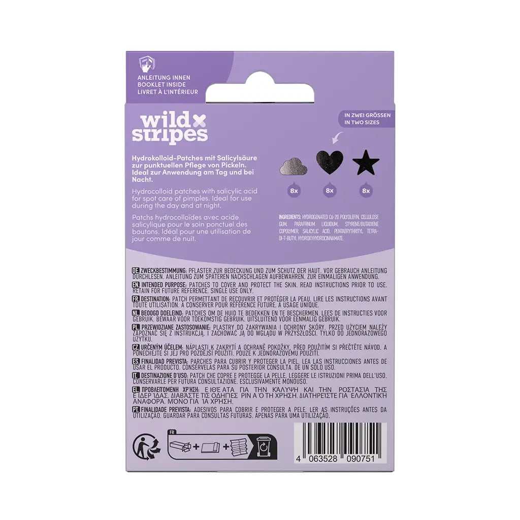 Wild Stripes Anti-Pimple Patches Holo Clear