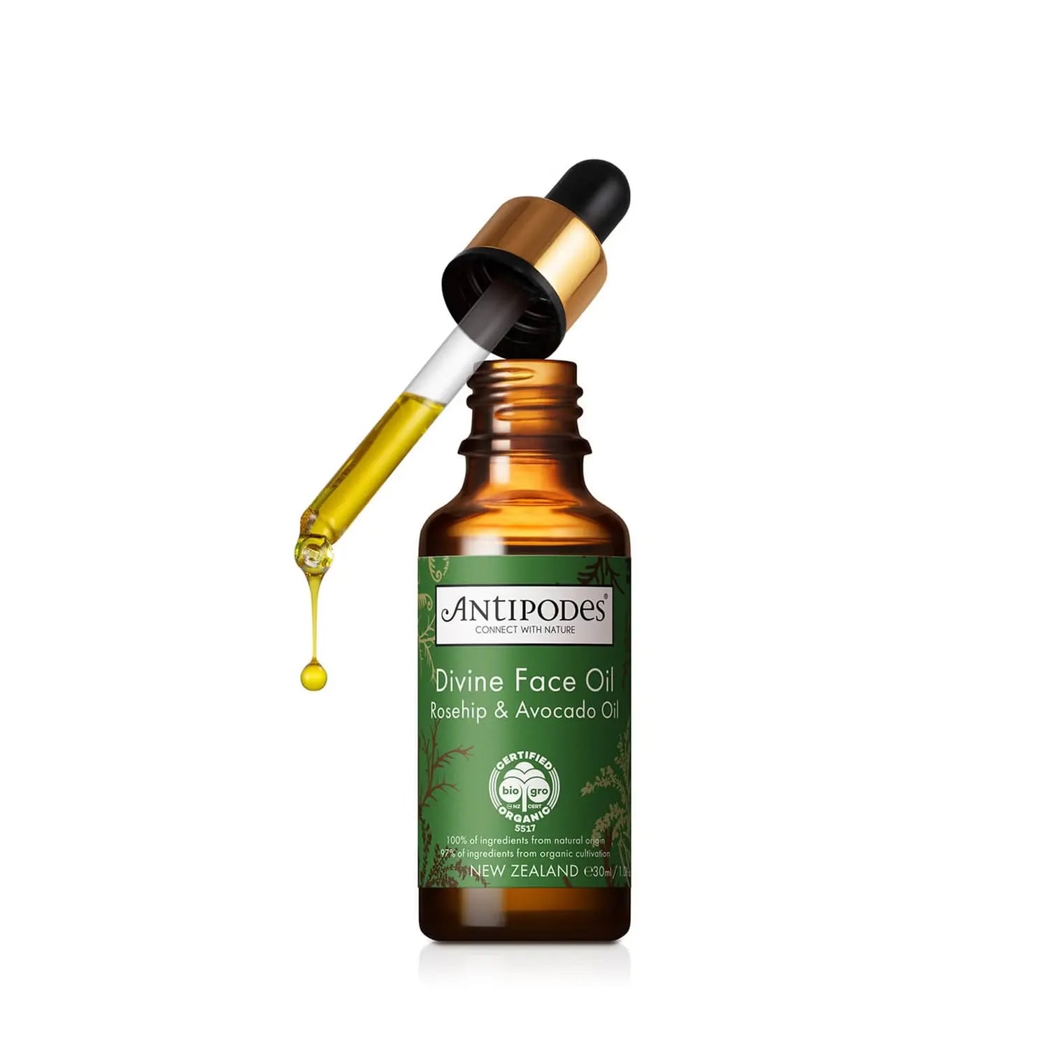 Antipodes Face Oil Rosehip & Avocado Oil 30ml