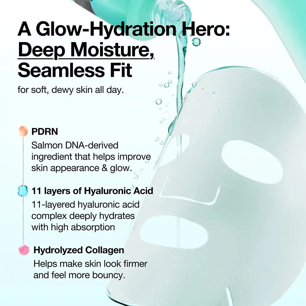 Anua PDRN Hyaluronic Acid Capsule 100 Serum 1 Sheet Mask 23ml