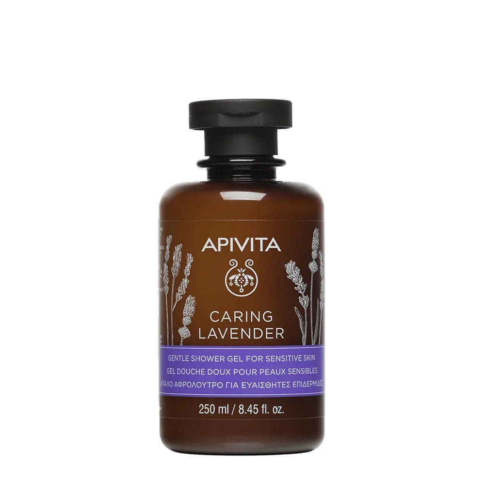 Apivita Caring Lavender Gentle Shower Gel for Sensitive Skin 250ml