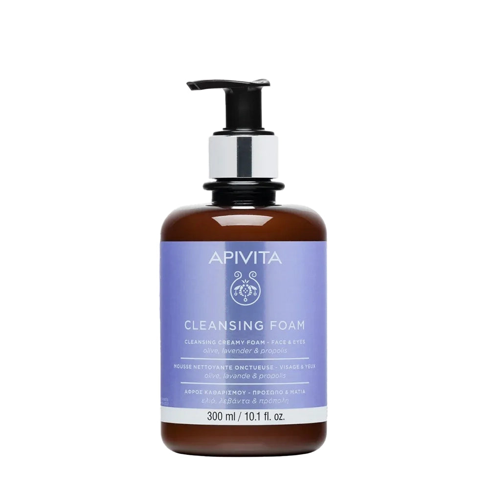 Apivita Cleansing Creamy Foam Face & Eyes 300ml
