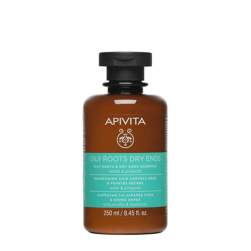 Apivita Oily Roots & Dry Ends Shampoo with Nettle & Propolis 250ml