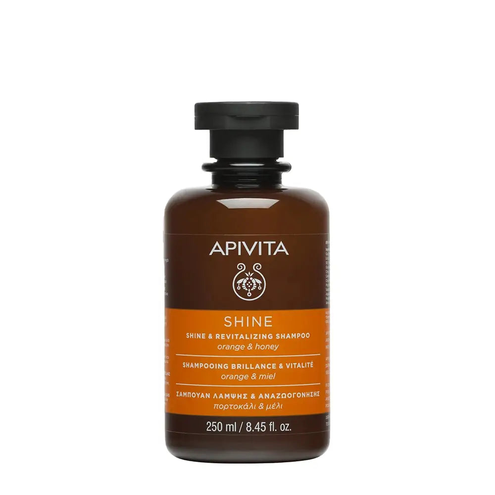Apivita Shine & Revitalizing Shampoo Orange & Honey 250ml