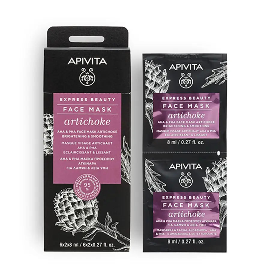 Apivita Express Beauty AHA & PHA Face Mask with Artichoke 8ml