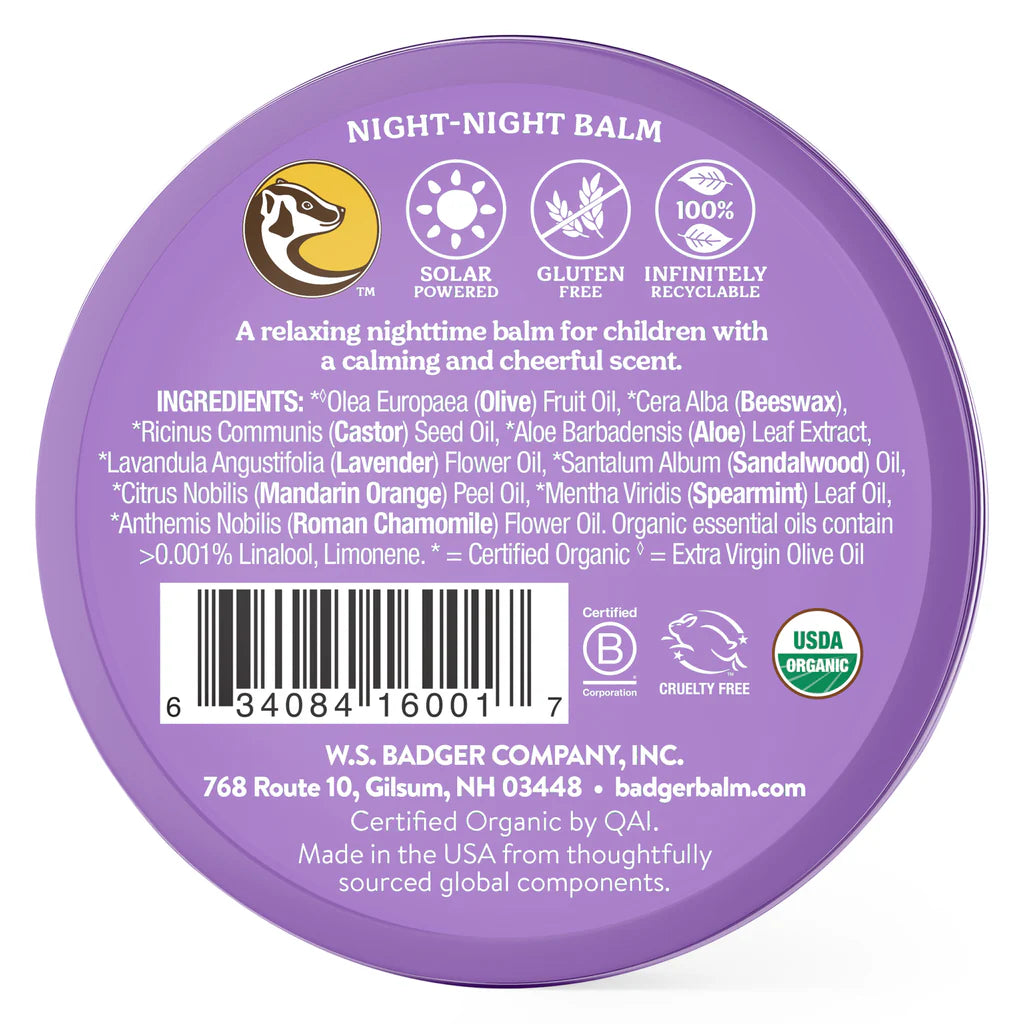 Badger Night-Night Balm 21g