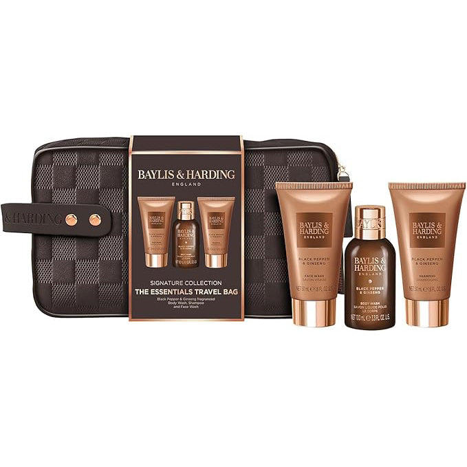 Baylis & Harding Black Pepper-Ginseng Men's Wash Gift Set