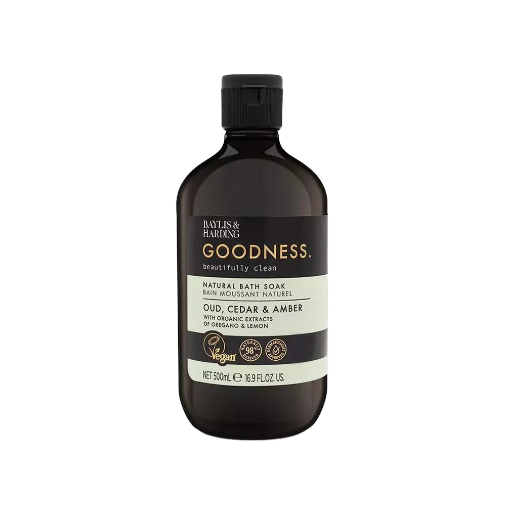 Baylis & Harding Goodness Oud Cedar & Amber Bath Soak 500ml