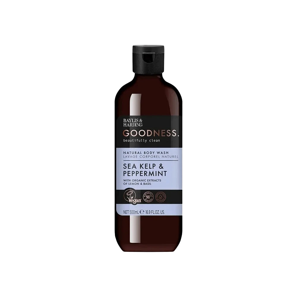 Baylis & Harding Goodness Sea Kelp & Peppermint Body Wash 500ml