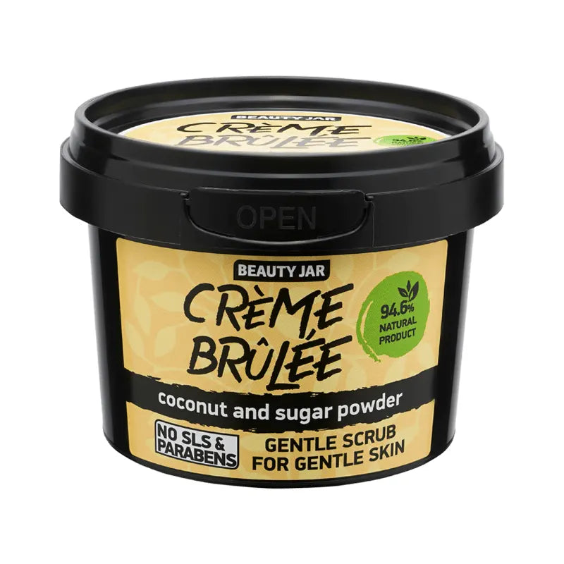 Beauty Jar Creme Brulee Gentle Face Srcub with Coconut & Sugar Powder 120g