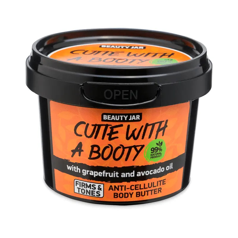 Beauty Jar Cutie With A Booty Anti-Cellulite Body Butter 99% Natural 90g