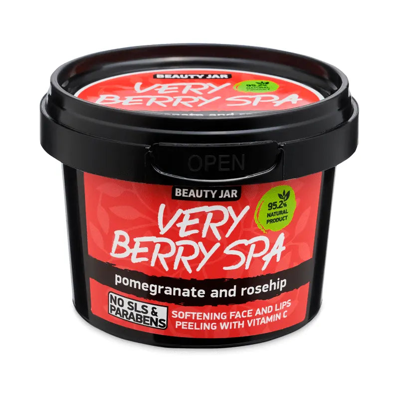 Beauty Jar Very Berry Spa Softening Face & Lips Peeling 120g