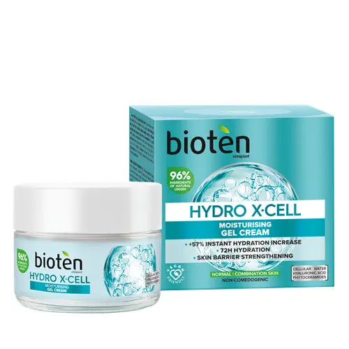 Bioten Hydro XCell Moisturising Gel Cream 72h Hydration Norm/Comb Skin 50ml