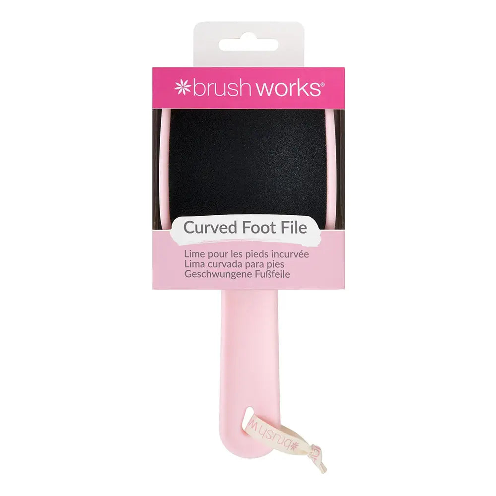 Brushworks Curved Dual-Sided Exfoliating Foot File