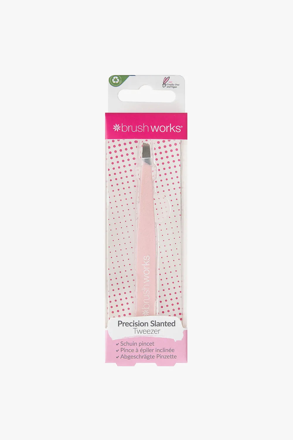Brushworks Precision Slanted Tweezers