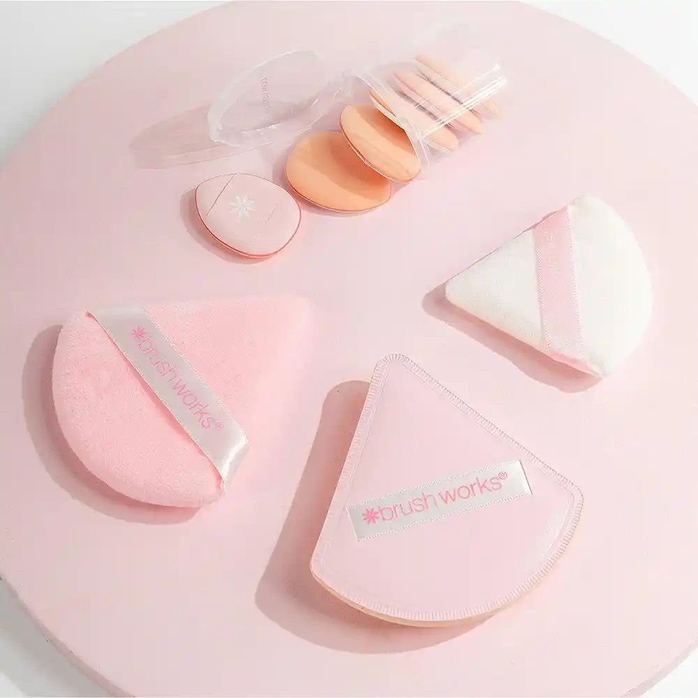 Brushworks Puff It Pretty Makeup Sponge Set 9Pcs