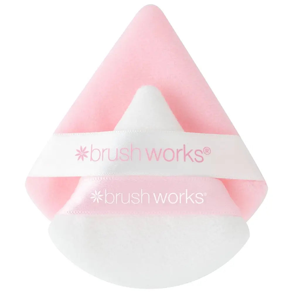 Brushworks Triangular Powder Puff Duo