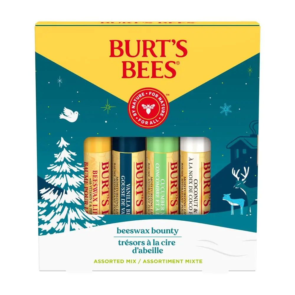 Burt's Bee Bounty Lip Balm Gift Set Unisex