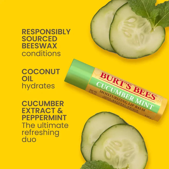 Burt's Bee Freshly Picked Lip Balm 4-Pack