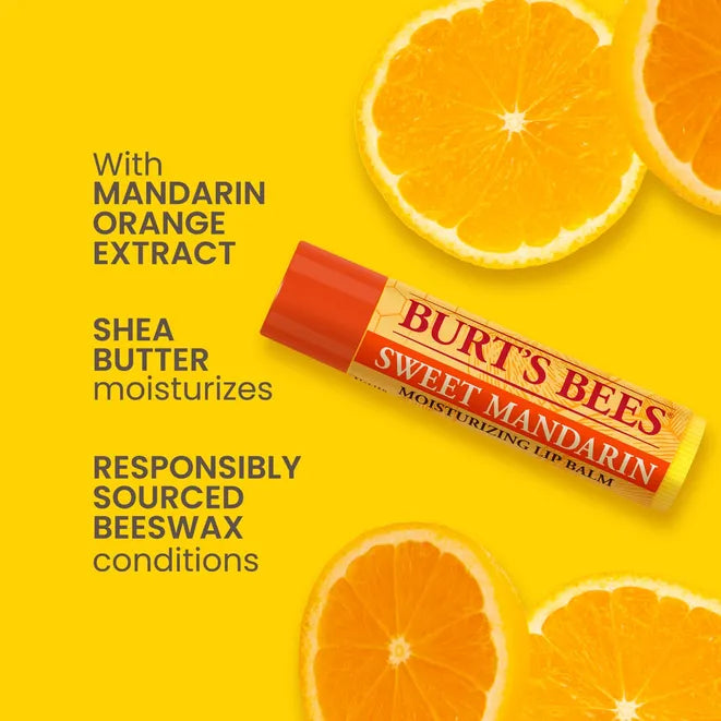 Burt's Bee Freshly Picked Lip Balm 4-Pack