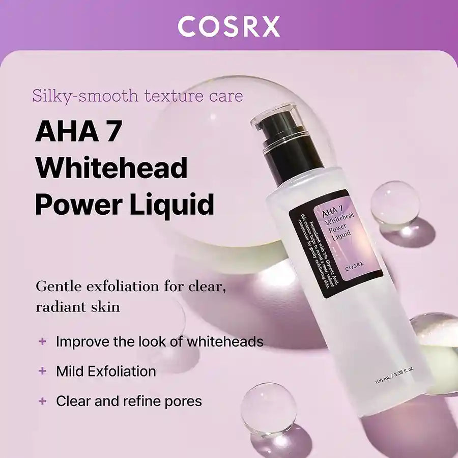 COSRX AHA 7 Whitehead Power Liquid Exfoliating Facial Treatment 100ml