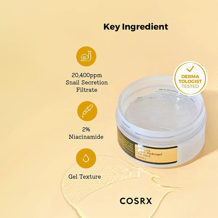 COSRX Advanced Snail Hydrogel Eye Patch 60pcs