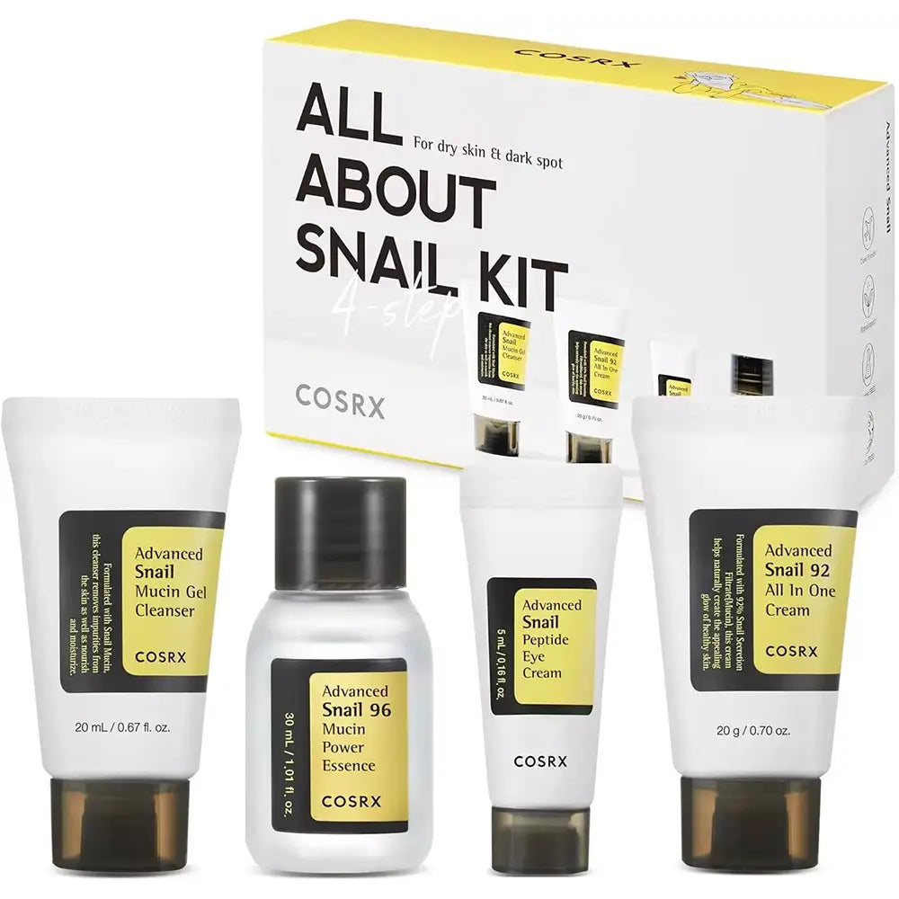 COSRX All About Snail Facial Care Kit 4 Step Gift Set