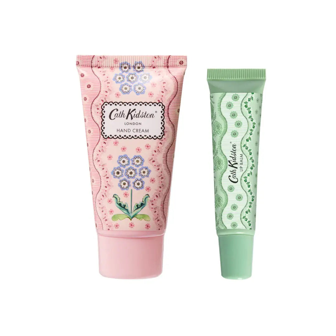 Cath Kidston Woven Flowers Mini Hand & Lip Bag Gift Set