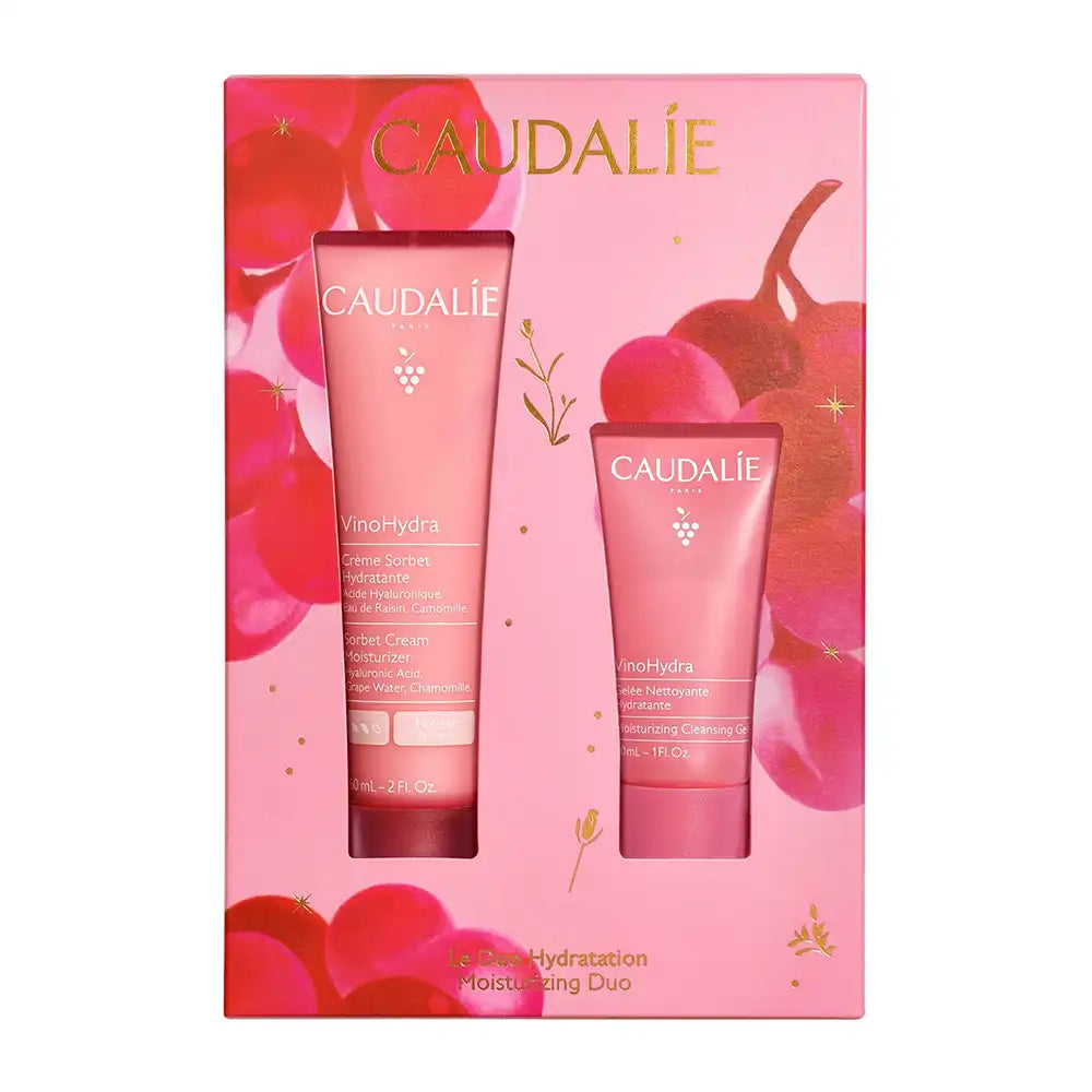 Caudalie Moisturizing Duo Vinohydra Sorbet Cream & Cleansing Gel