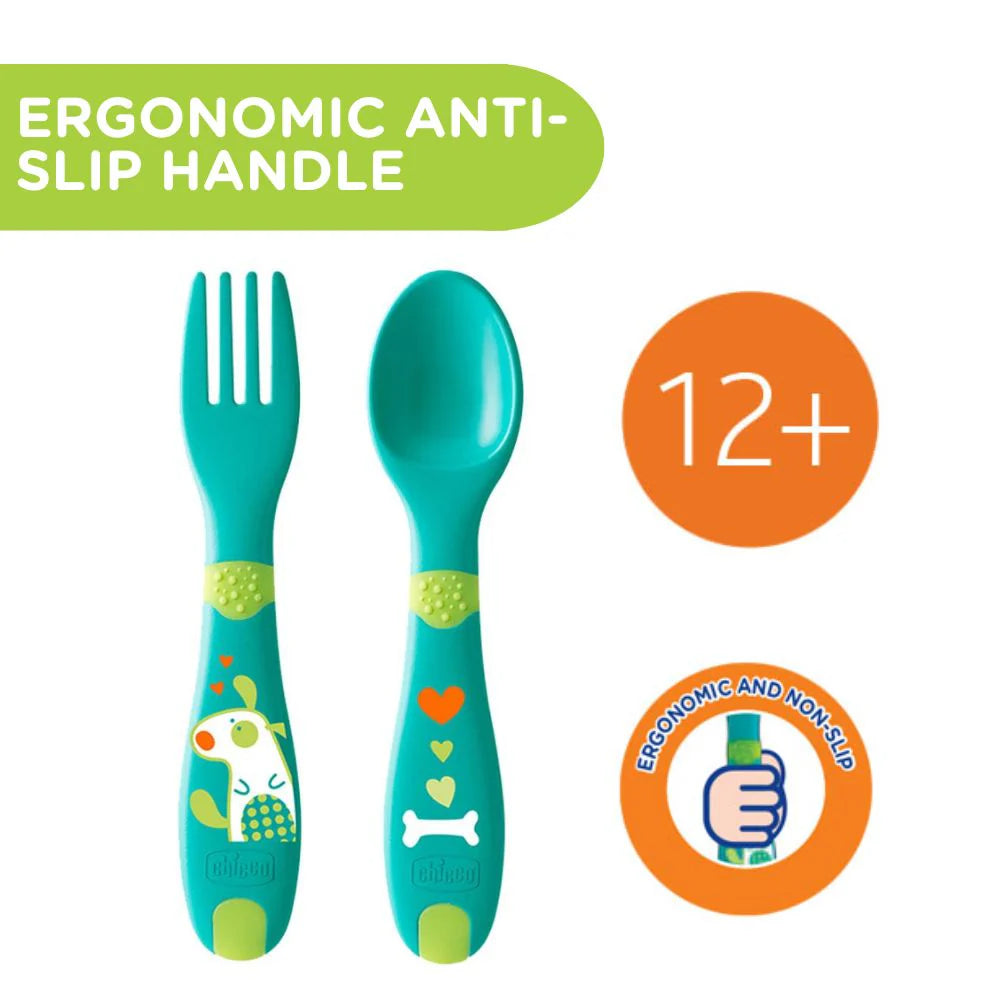 Chicco Baby's First Spoon and Fork Set 12M+