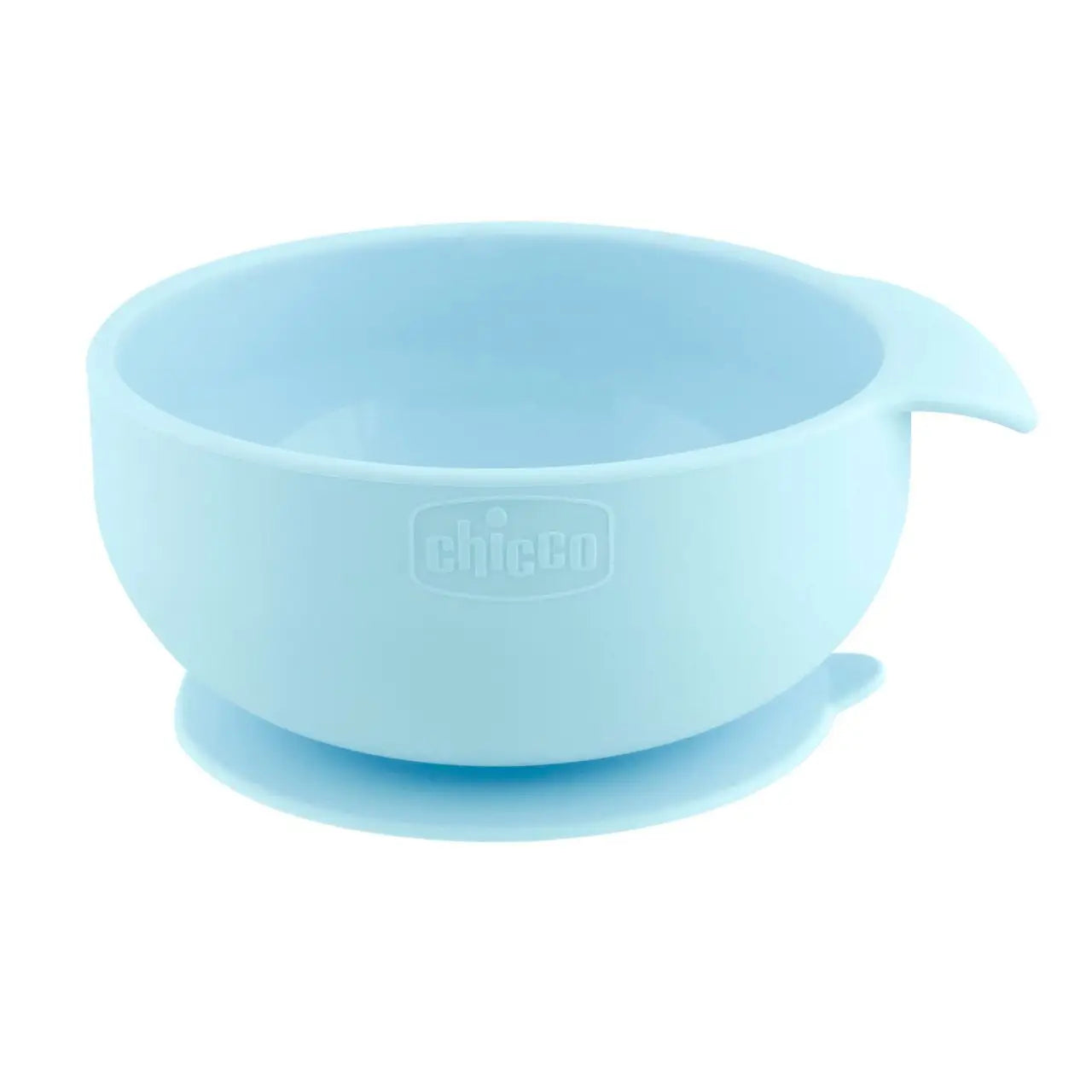 Chicco Take Eat Easy Silicone Bowl 6m+ blue
