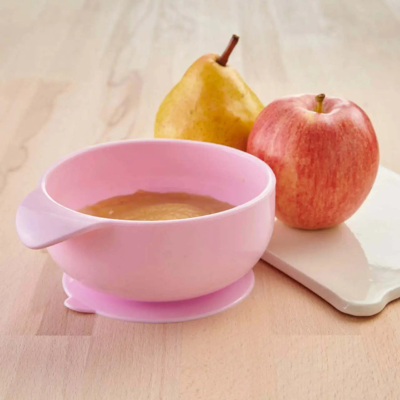 Chicco Take Eat Easy Silicone Bowl 6m+ pink