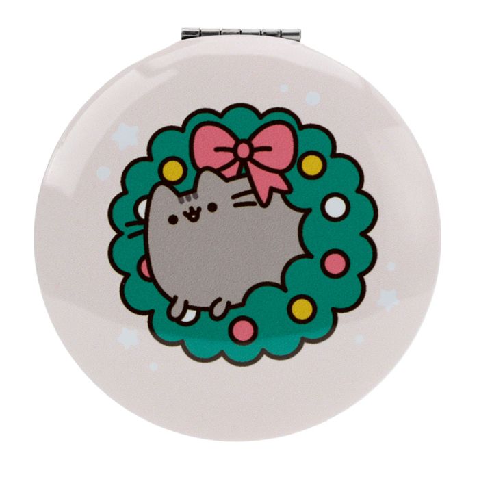 Christmas Pusheen the Cat Compact Mirror Pink