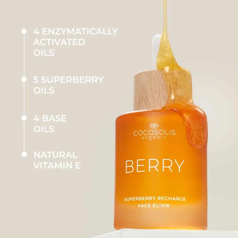 Cocosolis Organic BERRY Superberry Recharge Face Elixir 50ml