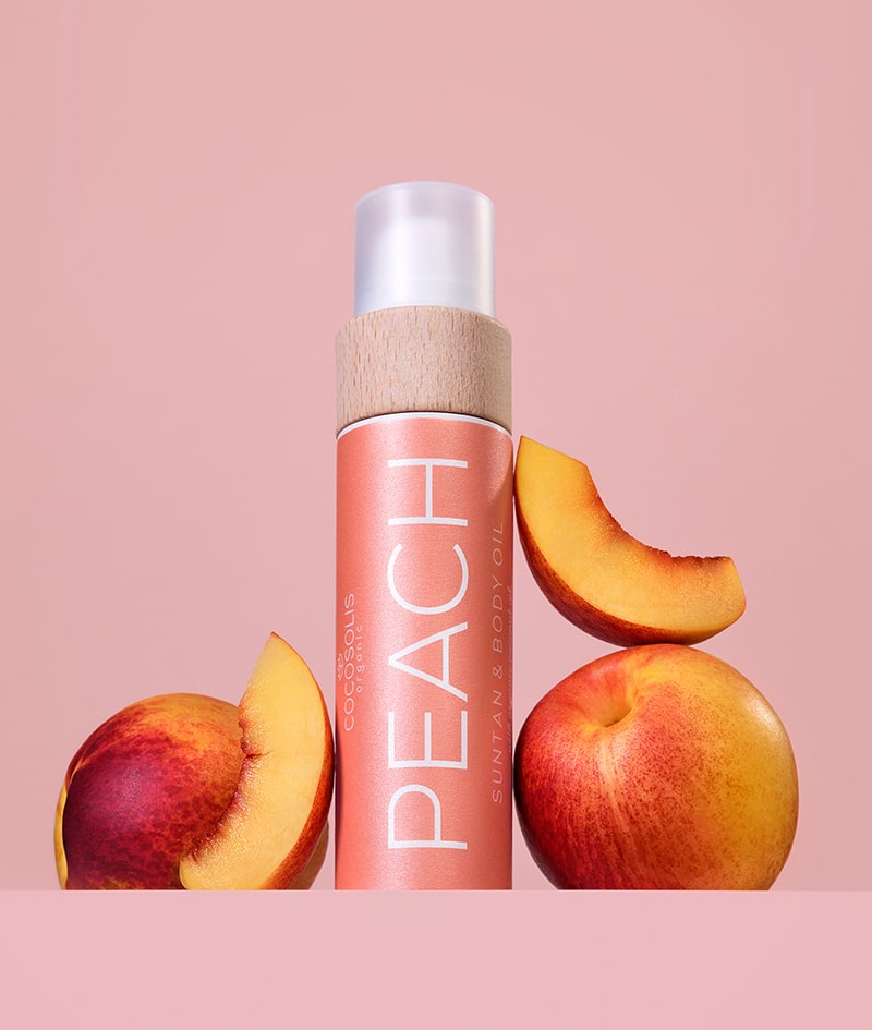 Cocosolis Organic Peach Suntan & Body Oil