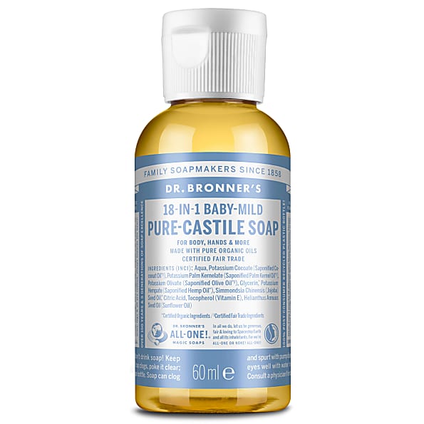 Dr. Bronner's 18 in1 Baby Mild Soap 60ml
